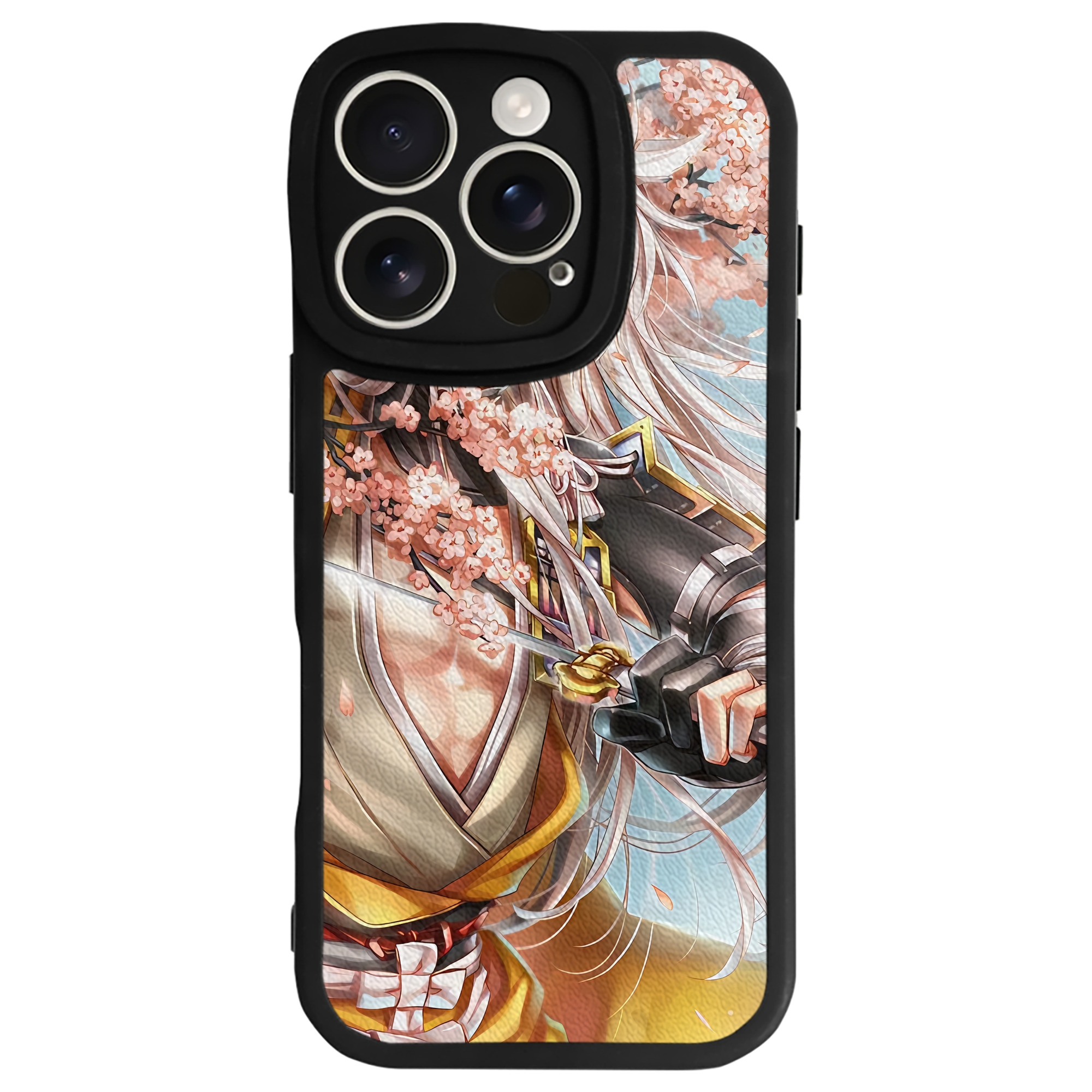 （画像用） 刀剣乱舞 Touken Ranbu 【iPhone 16シリーズ対応】シリコンスマホケース（レザー調） 材質：シリコン